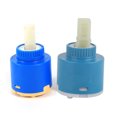 thumbnail image 2 of 35/40mm Ceramic Cartridge Mixer Faucet Internal Control Faucet Valve, Sealing Faucet Ceramic Cartridge Pp Plastic Blue Practical[40mm], 2 of 4