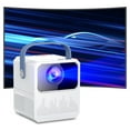 thumbnail image 2 of Proyector con Wifi Y Bluetooth Proyector de Alta Definición Proyector Wifi 120Ansi Proyector de Vídeo para el Hogar Hdmi / Av / Usb / Laptop / Ios Y Teléfono Inteligente Android con Su Aplicación de G, 2 of 9