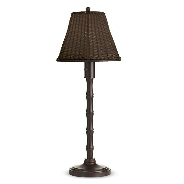 Waterproof Outdoor Wicker Table Lamp, Waterproof Outdoor Floor Lamps