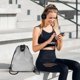 thumbnail image 4 of Mochila deportiva multifuncional impermeable con cordón, bolsa de viaje de tela Oxford, ligera y perfecta para gimnasio, correr, senderismo y actividades al aire libre. Aestivo | Gris |, 4 of 6