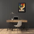 thumbnail image 4 of Vintage Apple Collection 18x24 Black Modern Framed Museum Art Print Titled - Ajam_Paint, 4 of 5