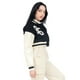 thumbnail image 2 of Chamarra Para Mujer Bomber Varsity Mangas Pu Quarry Color Negro, 2 of 4