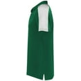 thumbnail image 5 of Augusta Sportswear B09634568 Mens Two-Tone Vital Polo T-Shirt, Dark Green & White - 3XL, 5 of 5