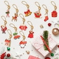 thumbnail image 3 of Christmas Tree Ornament 13 Pcs Paper Santa Claus Themed Hanging Pendants Festive Party Decorations for Xmas Tree Home Office Wedding Holiday Decor Bulk Gift Ideas, 3 of 8