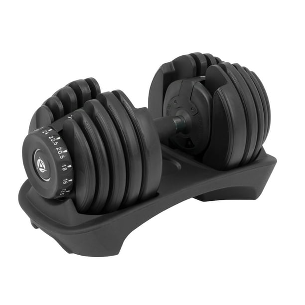 Mancuerna Ajustable Altera PA-24-BLB C/ 15 Discos Intercambiables de 2.5 a 24 kg