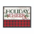 thumbnail image 2 of Stupell Industries Cheer Rouge à Carreaux de Noël Design Encadré, 11 x 14, Multicolore, 2 of 4