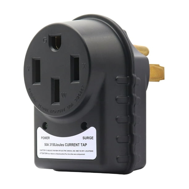 VERMON 50A Surge Protector Adapter Safe Protective Compact Surge