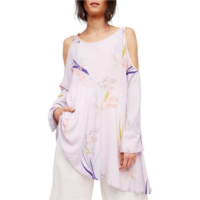 Free People Womens Clear Skies Shift Vestido, Púrpura, Mediano Free People Cambio