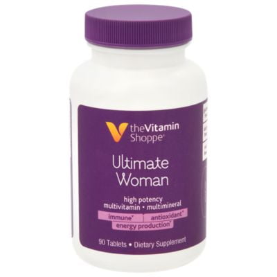 Ultimate Woman Multivitamin, High Potency Multi with Green Tea Extract – Energy  Antioxidant Blend, Daily MultiMineral Supplement for Optimal Women’s Health (90 Tablets) by The Vitamin