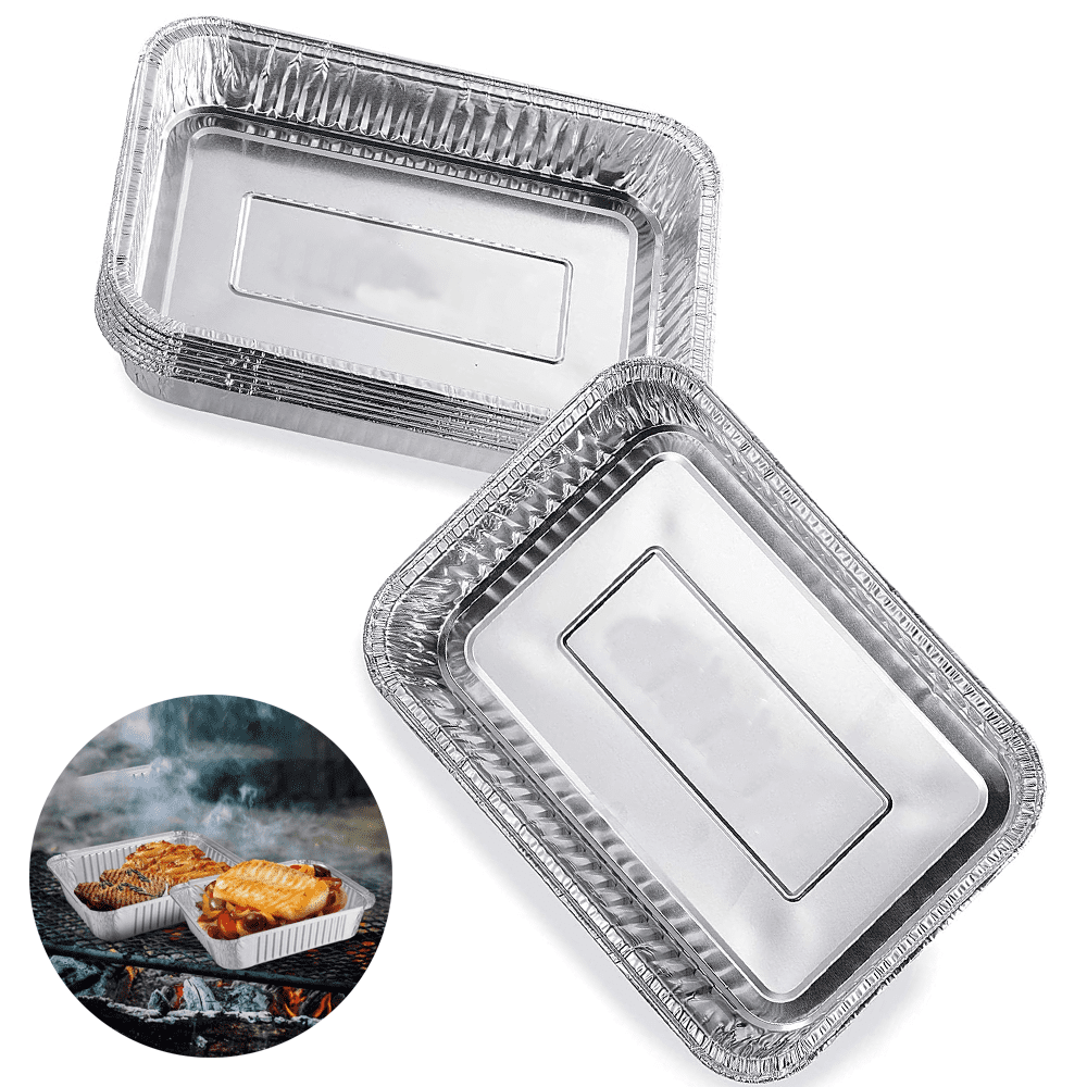AMGRA Aluminum Pans ,Durable Full Size Deep Aluminum Foil Roasting
