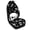 Black White Skull Print, variant on Uourmeti Tropical Floral & Palm Tree Print Car Seat Cover Anti-Slip Seat Covers for Cars Non Slip Anti-Scratch 1 Pieces Set Compatible with Automobile Vehicle