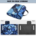 thumbnail image 5 of COEQINE Golf Cart Seat Covers with Carry Handle, Comfortable Golf Cart Seat Towel Blanket, Fits for EZGO Yamaha Club Car and Other 2-Seat Golf Carts, Blue Sea Turtle Hibiscus, 5 of 8
