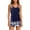 Royal Blue, variant on Women's Sports Two Piece Swimsuit Set Vest Top with Printed Boyshorts Athletic Bathing Suit for Active Women Beach Volleyball Swimming Pool Lap Training Army Green L