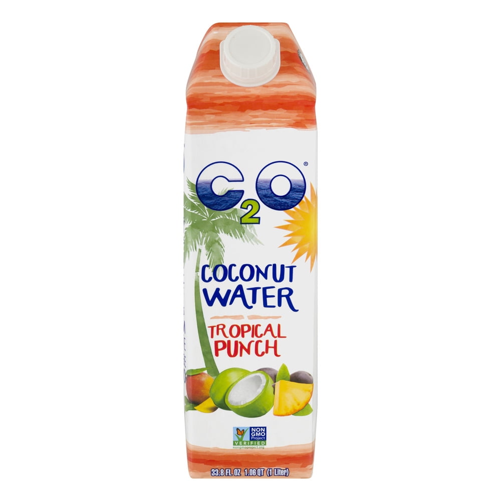 C2O Tropical Punch Coconut Water, 33.8 Fl. Oz.