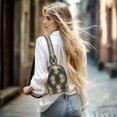 thumbnail image 5 of FORMRS Womens Crossbody Sling Bag Travel Daypack Shoulder Chest Backpack, Green Tartan Pattern, 5 of 7