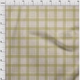 thumbnail image 4 of oneOone Cotton Flex Olive Green Fabric Check Diy Clothing Quilting Fabric Print Fabric By Yard 40 Inch Wide, 4 of 4
