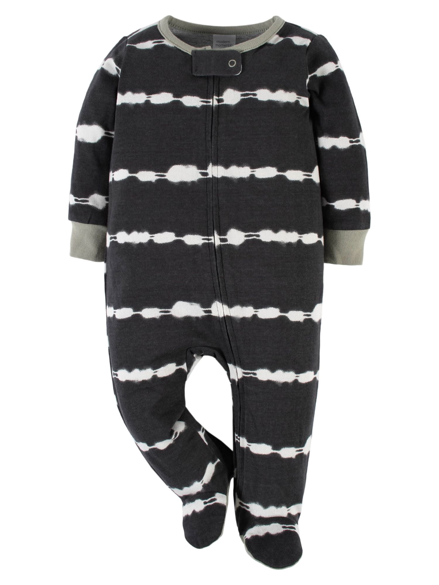 Modern Moments by Gerber Baby Boy, Baby Girl, & Unisex Sleep 'n Play Footed Pajamas, 2-Pack (Newborn-6/9 Months)