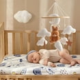 thumbnail image 5 of Baby Crib Mobile Bunny Nursery Mobile for Boys Girls Mobile Nursery Decor for Infant Bedroom Hanging Baby Mobile for Bassinet Newborn Baby Gift, 5 of 5
