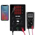thumbnail image 1 of NICE-POWER Adjustable DC Power Supply (0-60V 0-5A) Variable Switching Regulated High Precision 4-Digits LED Display 5V/2A USB Port Test Lead Output & Input Power Cord Bench Lab Power Supply, 1 of 8