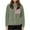 Army Green, variant on Inleife winter coats for women women's new trendy long sleeved plush pocket tops coat