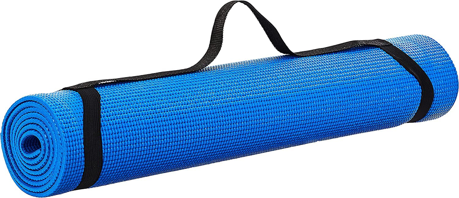 Spoga Premium High Density Exercise Yoga Mat with Carrying Strap 72 L x 24 W x 1/4 T inches 