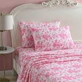 thumbnail image 3 of Betsey Johnson Betsey'S Toile Microfiber Pink 3 Piece Sheet Set-Twin Xl, 3 of 4