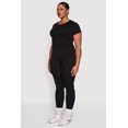 thumbnail image 3 of Women's Plus Size Textured High Waisted Fleece Lined Leggings, 3 of 5