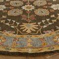 thumbnail image 3 of SAFAVIEH Heritage Genette Oriental Wool Area Rug, Charcoal/Blue, 8' x 8' Round, 3 of 6