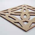thumbnail image 4 of Ekena Millwork 11 3/8"W x 11 3/8"H x 1/4"T Small Baytown Decorative Fretwork Wood Wall Panels, Birch, 4 of 13