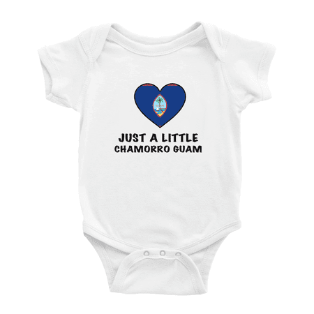 

Just A Little Chamorro Guam Funny Baby Bodysuit For Boy Girl