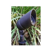 Best Pro Lightings 20-Watt Halogen Low Voltage Landscape Cast Aluminum Bullet Light in Black Finish 12V