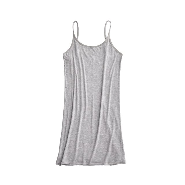 Minnieouse Chaleco de Modal para mujer, cuello en U, piel agradable al desnudo, vestido deslizante, camisones con tirantes, ropa interior de talla grande Prendas para la parte del cuerpo Gary SG Minnieouse AP011308-09B