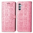 thumbnail image 2 of Lovely Animal Pattern Wallet Flip Case for Samsung Galaxy S25, PU Leather Magnetic Closure Card Holder Lanyard Kickstand Phone Cover for Samsung Galaxy S25, Rosegold, 2 of 10