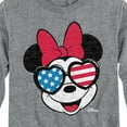 thumbnail image 3 of Disney - Americana - Minnie Flag Glasses - Toddler And Youth Long Sleeve Graphic T-Shirt, 3 of 5