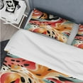 thumbnail image 4 of Designart "Metropolitan Color Fusion" Black Geometric Bedding Covert Set - Modern & Contemporary Bed Set With 1 Sham, 4 of 5