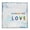 Spread Love Colorful, variant on Stupell Industries Contemporary Colorful Choose Peach Phrase Canvas Art, 30 x 30, by Jamie MacDowell