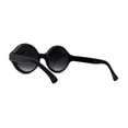 thumbnail image 2 of Lunettes de Soleil Rondes en Plastique Épais Mod Wizard Noir Fumée, 2 of 4