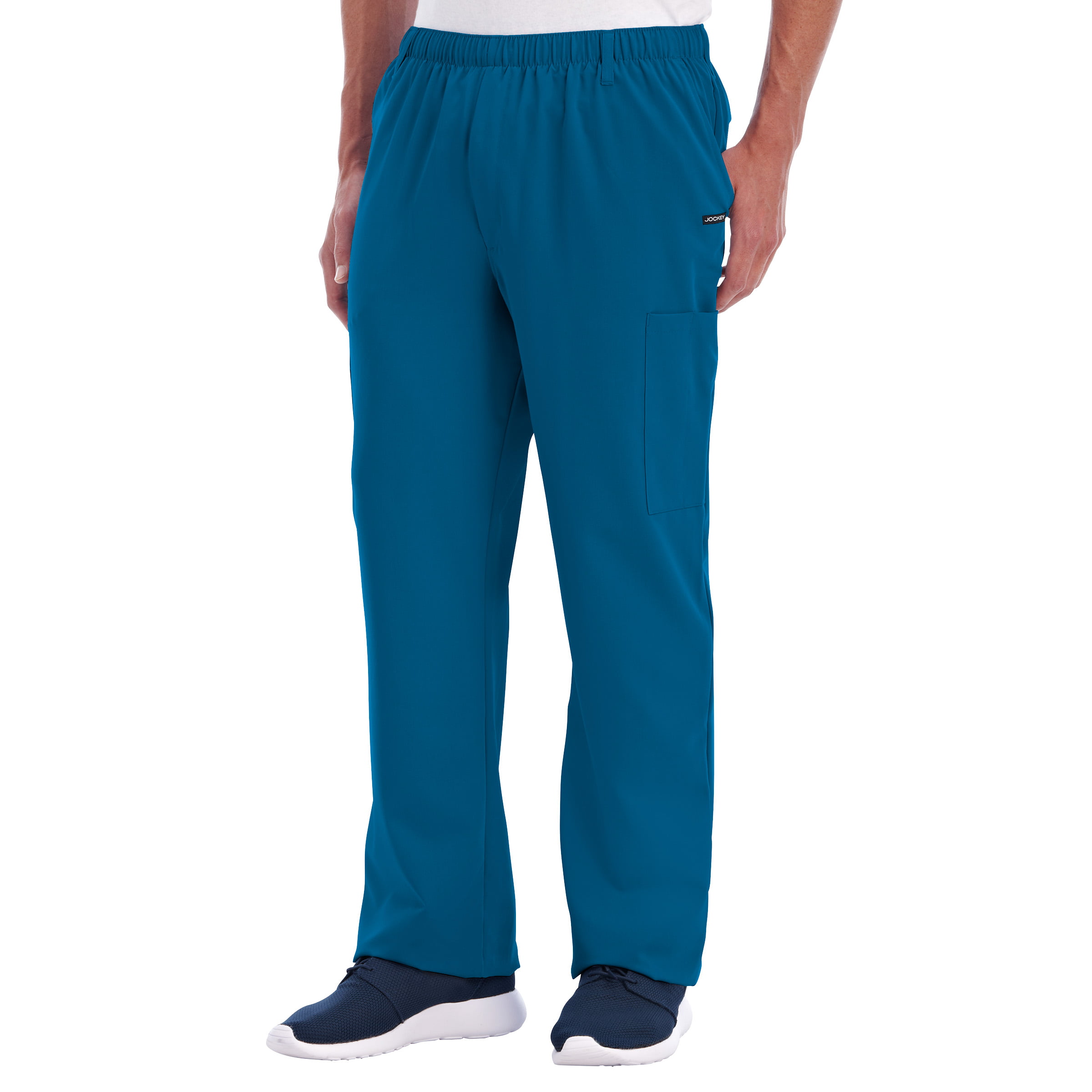 Jockey 2305 Men's Multi-Pocket Cargo Scrub Pant Comfort Guaranteed Ceil Blue S 