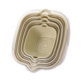 thumbnail image 4 of Cesta de lavado de verduras Strade Fareast Limited Juego de cuenco colador de drenaje beige, 4 of 8