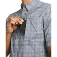 thumbnail image 3 of Men's Under Armour Tide Chaser 2.0 Plaid Performance Button-Down Shirt Color: Gravel Size: XXL, 3 of 5