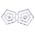 thumbnail image 4 of 5pcs Acrylic Ruler made Quilt Templates Patch Ruler Tool, 4 of 6