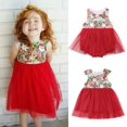 thumbnail image 2 of Nouveau-né Bébé Filles Tulle Romper Combinaison Combinaison Robe Vêtements, 2 of 4