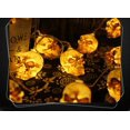 thumbnail image 3 of Luces de Hadas de Halloween Linterna de Calabaza Fantasma 3 Metros 20 Luces de Calabazas LED Luces de Hadas para Decoraciones de Halloween en Interiores y Exteriores (Calabaza con Sombrero Negro, Siem, 3 of 5