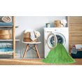 thumbnail image 2 of Ahgly Company Machine Washable Indoor Rectangle Transitional Emerald Green Area Rugs, 4' x 6', 2 of 7