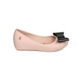 thumbnail image 2 of New Girl Melissa Ultragirl PVC Disney Alice In Wonderland Bow Tie Peep Toe Flat, 2 of 5