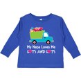 thumbnail image 3 of Inktastic Nana Loves Me Grandson Boys Boys Long Sleeve Toddler T-Shirt, 3 of 5