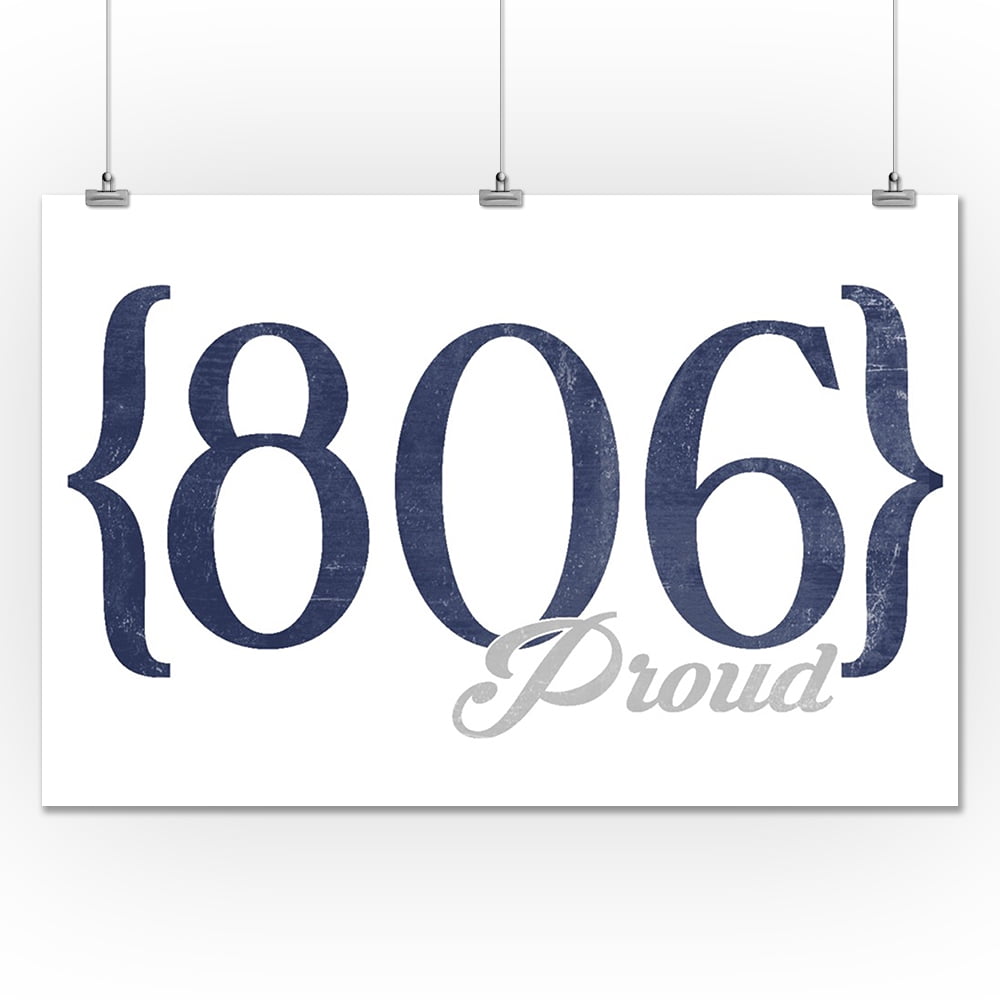 Lubbock Texas 806 Area Code Blue Lantern Press Artwork 24x36 Giclee Gallery Print Wall Decor Travel Poster Walmart Com Walmart Com Lubbock Texas 806 Area Code Blue Lantern Press Artwork 24x36 Giclee Gallery Print Wall Decor Travel Poster Walmart Com Walmart Com