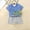 Blue, variant on Amidoa Girls Summer Outfits Short Sleeves T-Shirts and Summer Casual Kids Short Clothing Set Orange Size 5T