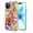 Bouquet, variant on GSA Electroplated Geometric Case for Apple iPhone 13 6.1 - Rainbow