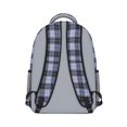 thumbnail image 3 of Blue and Black Checkered Pattern Backpack for School, Cute School Bag with Adjustable Shoulder Straps and Padded Back, 15.3"x11"x6.7", 3 of 5